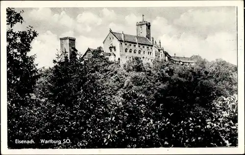 Ak Lutherstadt Eisenach in Thüringen, Wartburg