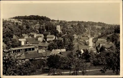 Ak Kraftsdorf in Thüringen, Ortsansicht