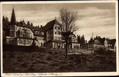 Ak Schierke Wernigerode im Harz, Hotel Fürst zu Stolberg