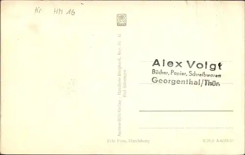 Ak Georgenthal in Thüringen, Hammerteich, Ruderboote