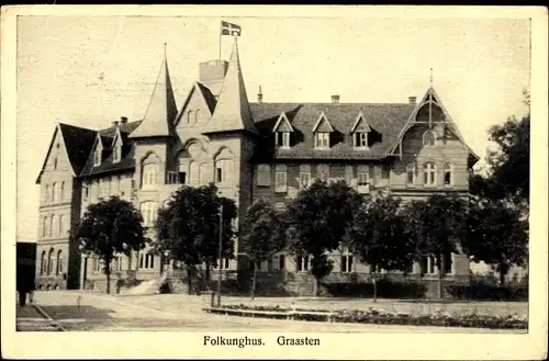 Ak Graasten Gråsten Dänemark, Folkunghus