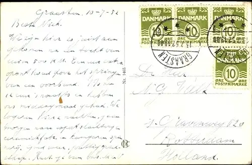 Ak Graasten Gråsten Dänemark, Folkunghus