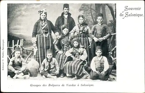 Ak Thessaloniki Griechenland, Groupes des Bulgares de Vardar