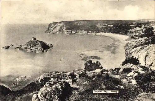 Ak St. Brélade Channel Island Jersey, Portelet Bay