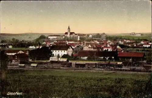 Ak Dorfen in Oberbayern, Panorama