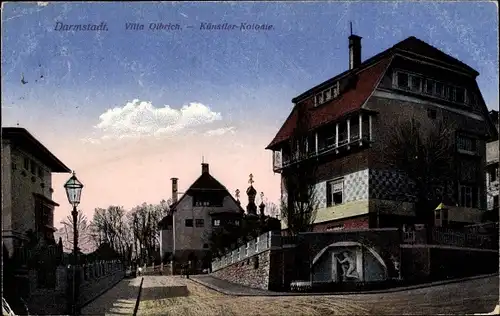 Ak Darmstadt in Hessen, Villa Olbrich, Künstler-Kolonie