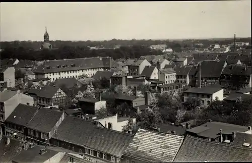 Ak Neuruppin in Brandenburg, Teilansicht vom Ort, Vogelschau