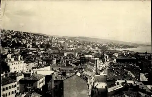 Ak Rijeka Kroatien, Gesamtansicht