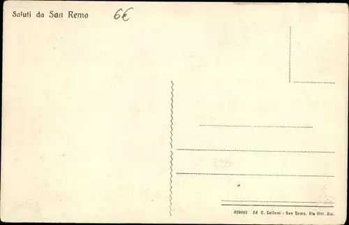 Ak San Remo Ligurien, Citta Vecchia