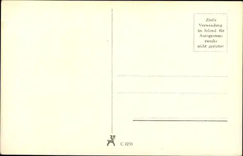 Ak Schauspielerin Margit Symo, Portrait mit Hut und Schleier, Autogramm