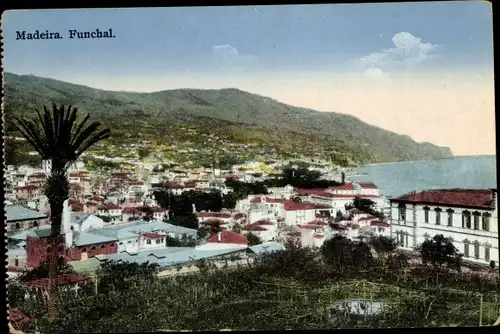 Ak Funchal Madeira Insel Portugal, Panorama