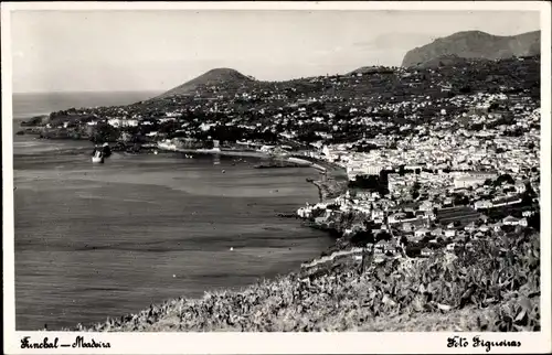 Ak Funchal Insel Madeira Portugal, Gesamtansicht