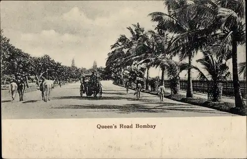 Ak Mumbai Bombay Indien, Queen's Road
