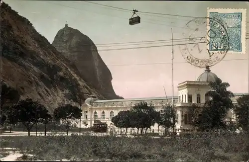 AK Rio de Janeiro, Brasilien, Caminho aereo do Pao de Assuear