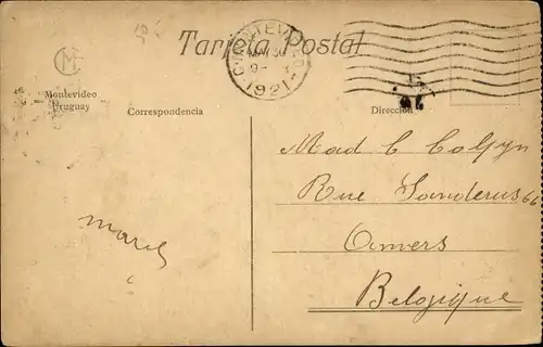 Ak Montevideo Uruguay, Prado