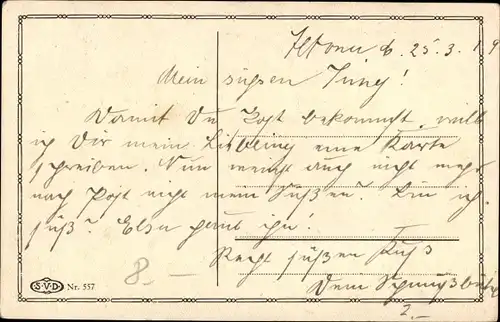 Künstler Ak Denhardt, R., Die drei Dackel