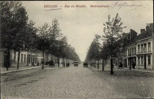 Ak Eecloo Eeklo Ostflandern, Rue du Moulin