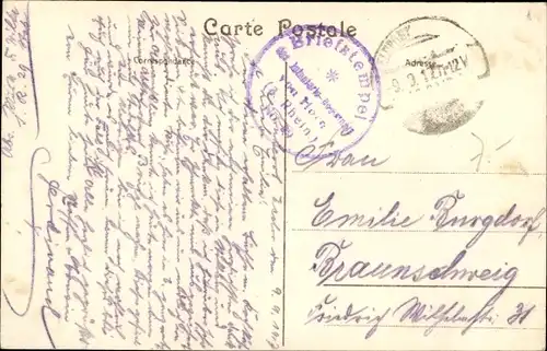 Ak Eecloo Eeklo Ostflandern, Rue du Moulin