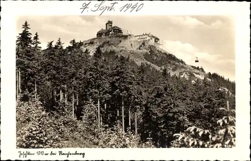 Ak Ještěd Jeschken Region Reichenberg, Wald, Berghotel
