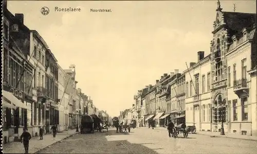 Ak Roeselare Roeselaere Rousselare Roulers Westflandern, Noordstraat
