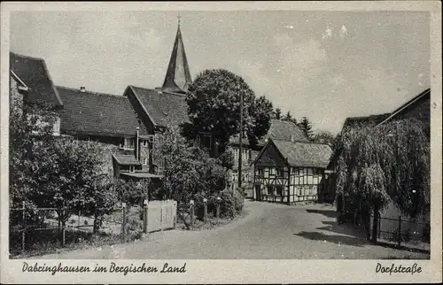 Ak Dabringhausen Wermelskirchen im Bergischen Land, Dorfstraße