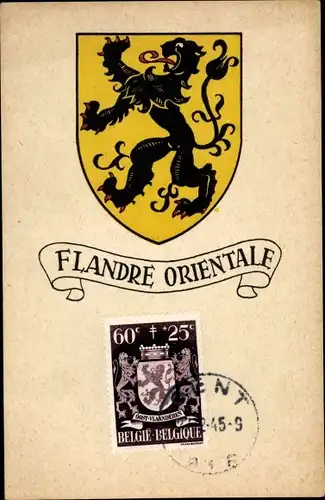 Wappen Ak Ostflandern, Löwe