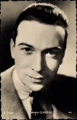 Ak Schauspieler André Claveau, Portrait, Le Studio 94