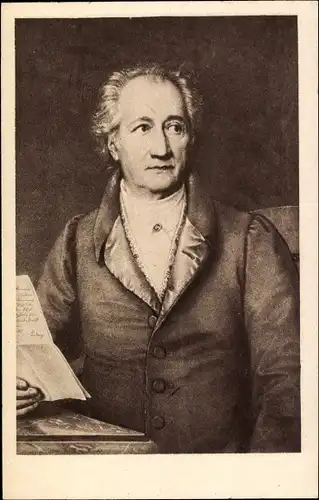 Ak Dichter und Schriftsteller Johann Wolfgang von Goethe, Portrait