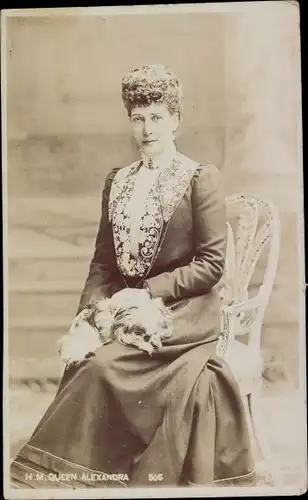 Ak Königin Alexandra von Dänemark, Britisches Königshaus
