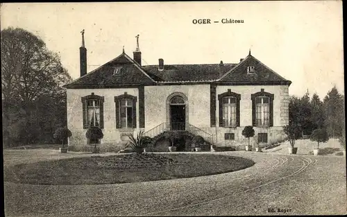 Ak Oger Marne, Chateau