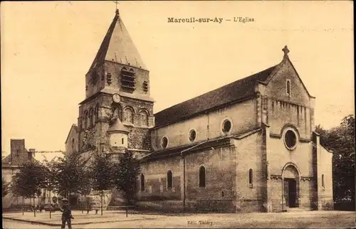 Ak Mareuil sur Ay Marne, L'Eglise