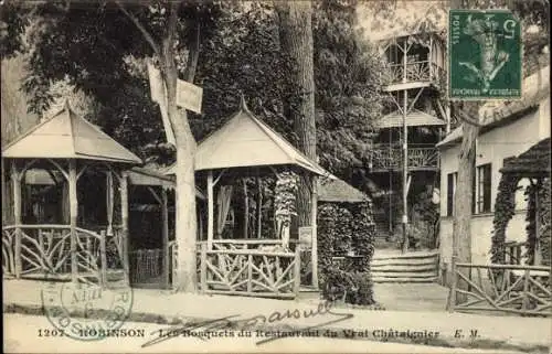 Ak Robinson Hauts de Seine, Les Bosquets du Restaurant du Vrai Chataignier