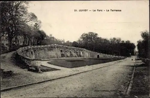 Ak Juvisy Essonne, Le Parc, La Terrasse