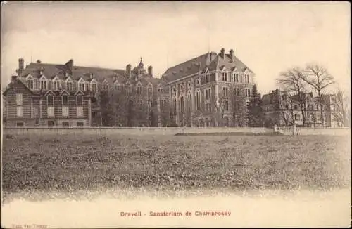Ak Draveil Essonne, Sanatorium de Champrosay