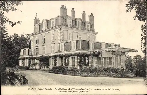 Ak Saint Sauveur en Puisaye Yonne, Le Chateau de l'Orme-du-Pont