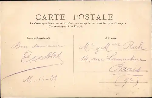 Ak Pont sur Yonne, Vue generale