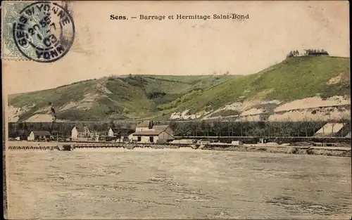 Ak Sens Yonne, Barrage et Hermitage Saint-Bond