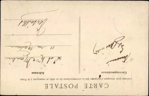 Ak Vigny Val d’Oise, Schloss, Ostseite