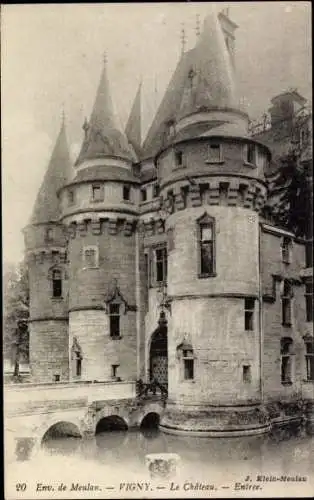 Ak Vigny Val d’Oise, Schloss, Eingangstor