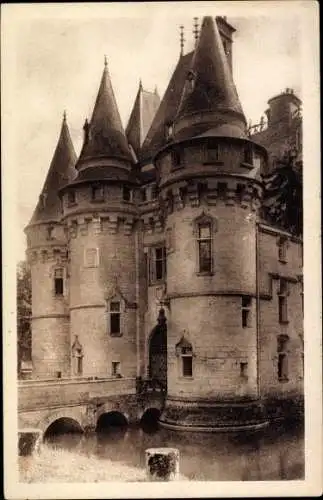 Ak Vigny Val d'Oise, Schloss, Eingang