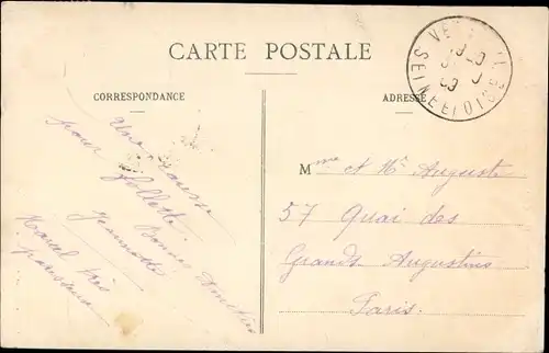 Ak Vétheuil Val-d´Oise, Kirche