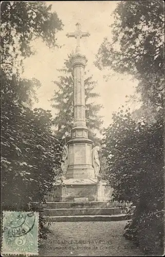 Ak Saint Leu Val d´Oise, Denkmal des Prinzen von Condé