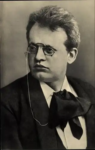 Ak Komponist Max Reger, Portrait