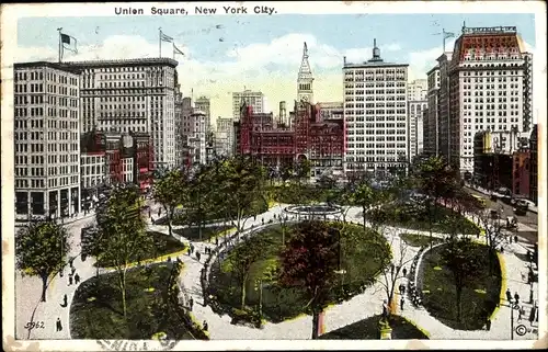 Ak New York City USA, Union Square