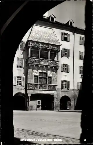 Ak Innsbruck in Tirol, Goldenes Dachl