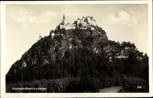 Ak Hochosterwitz Sankt Georgen am Längsee Kärnten, Burg Hochosterwitz