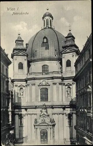 Ak Wien 1 Innere Stadt, Peterskirche