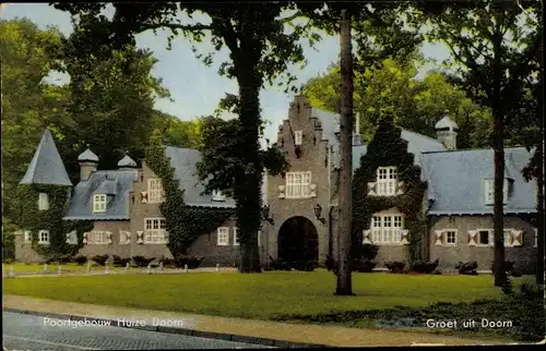 Ak Doorn Utrecht Niederlande, Huize Doorn, Poortgebouw
