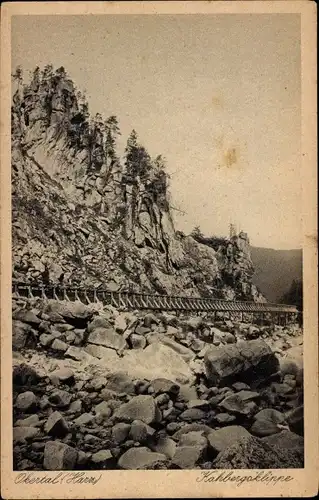 Ak Oker Goslar am Harz, Okertal, Kahbergsklippe