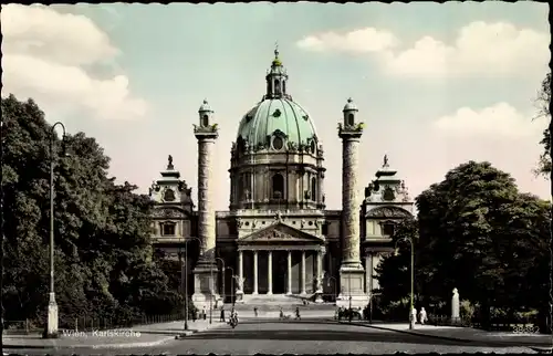 Ak Wien 4 Wieden, Karlskirche